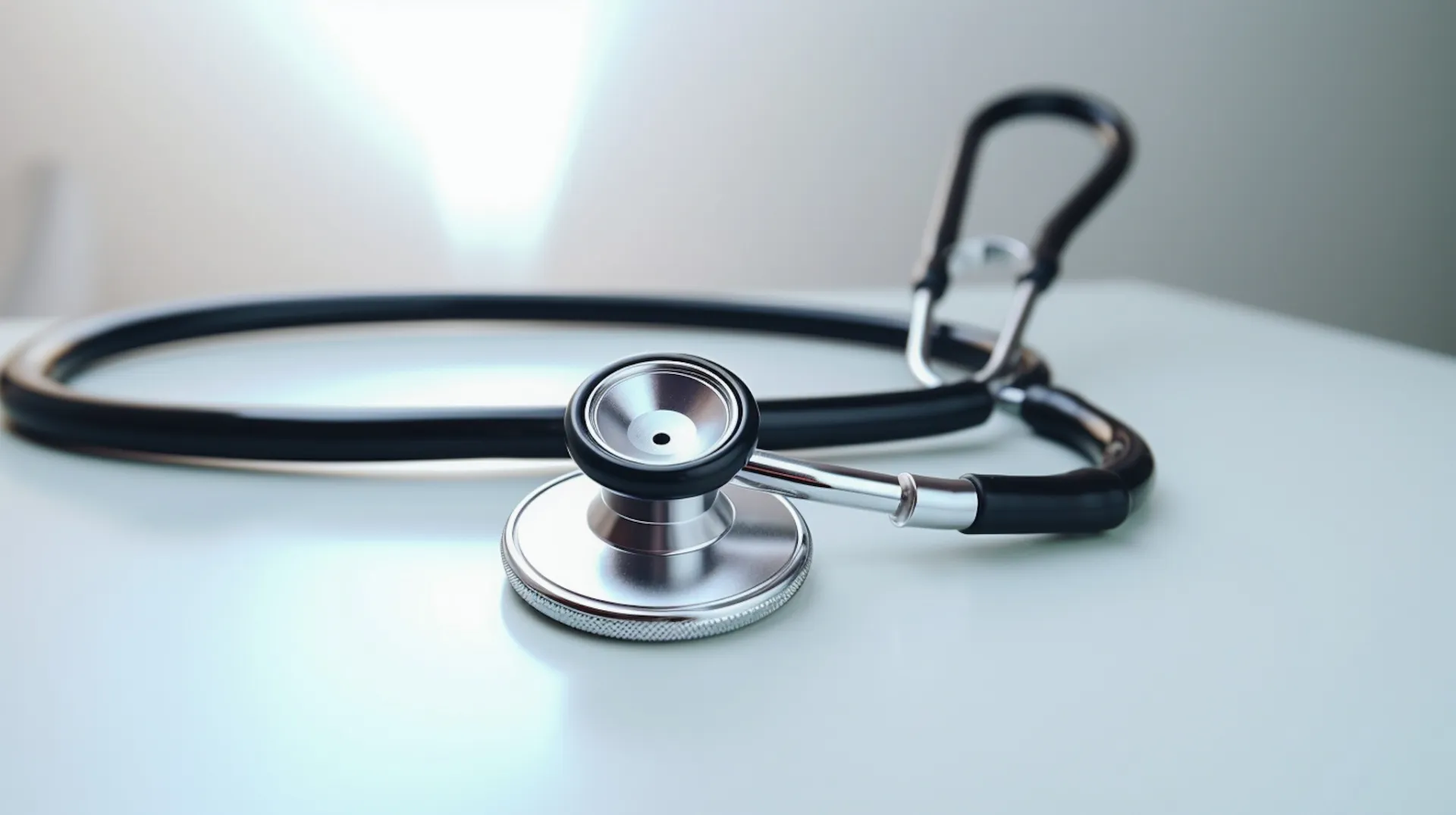 聴診器による診察